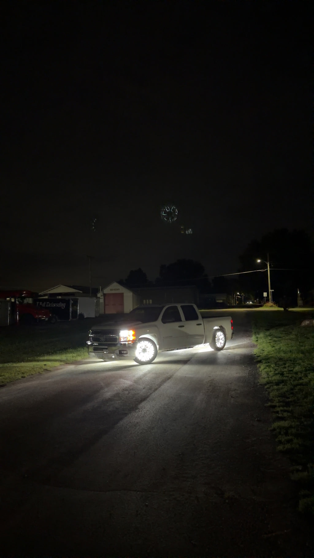 10 Row Pure White Wheel Lights