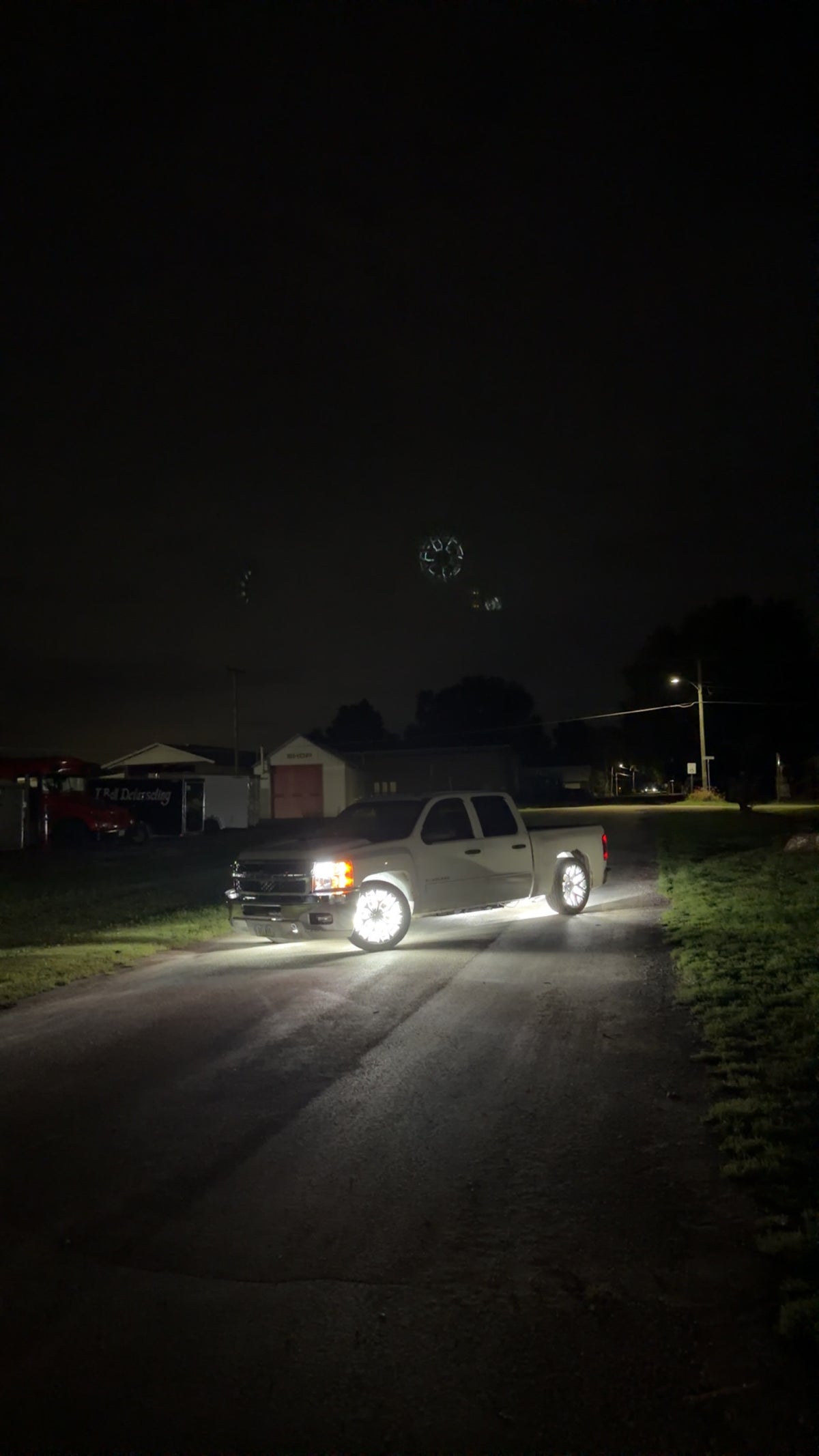 10 Row Pure White Wheel Lights