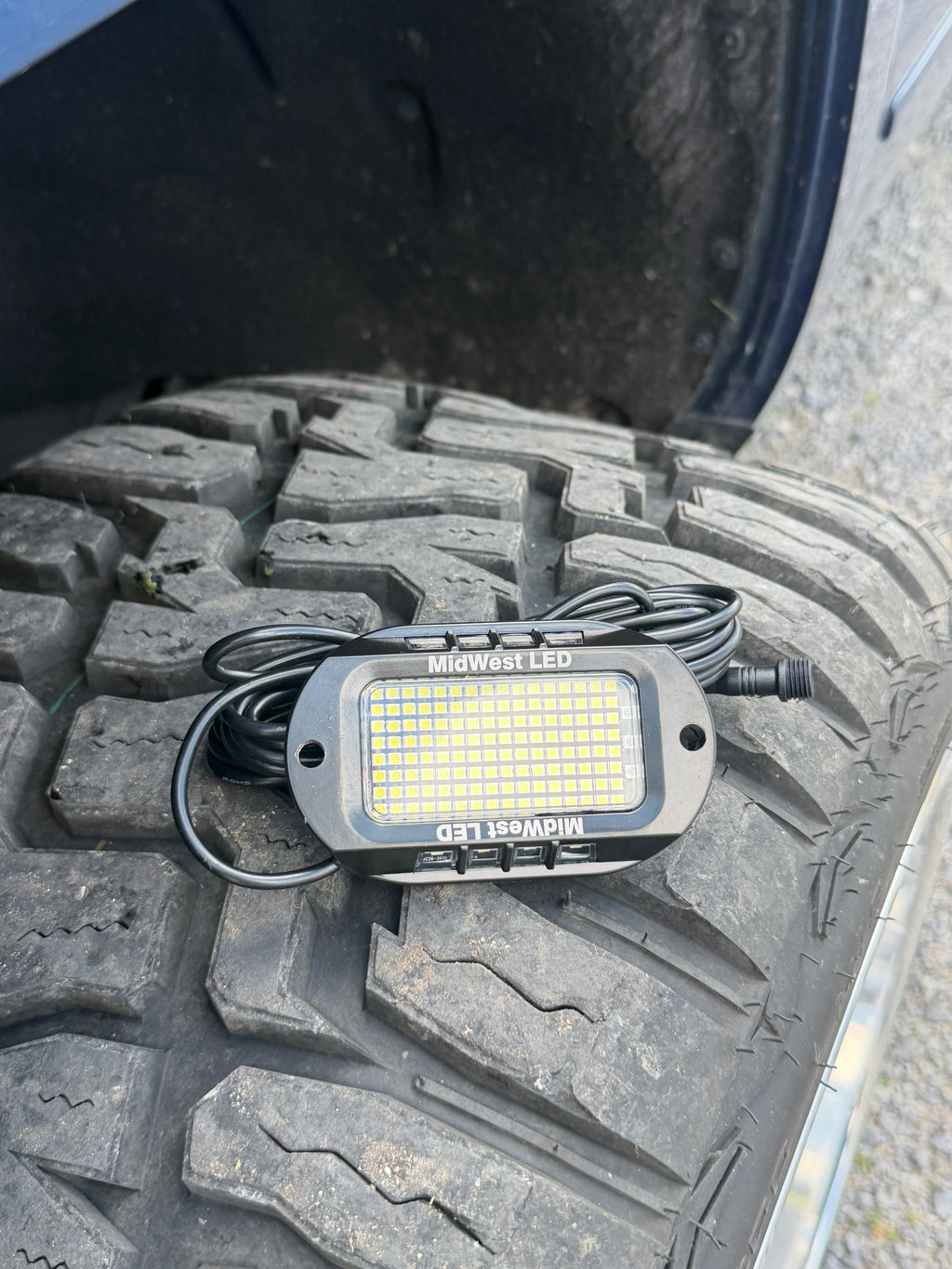 144 LED Rock Light - White P&P