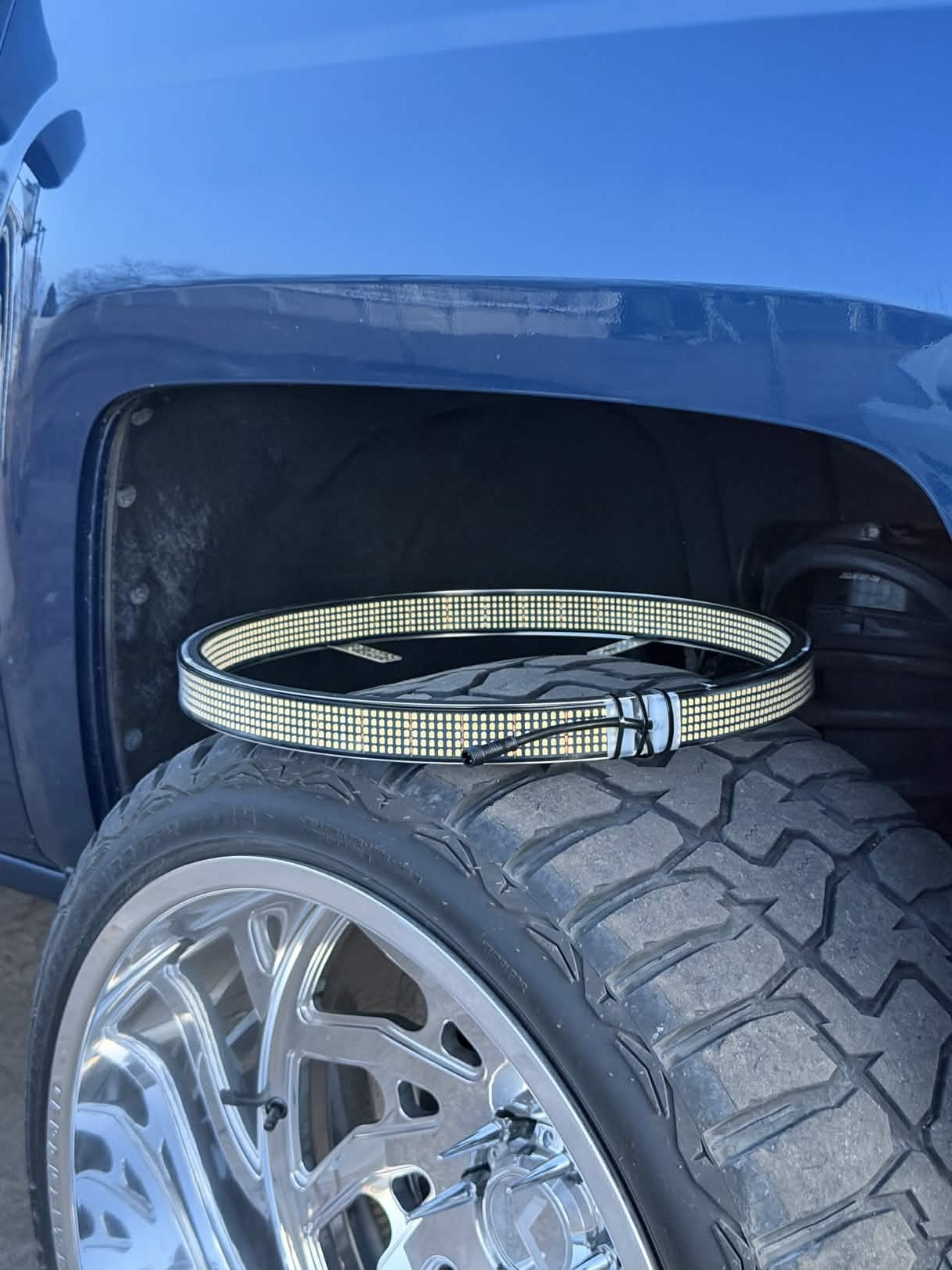 10 Row Pure White Wheel Lights